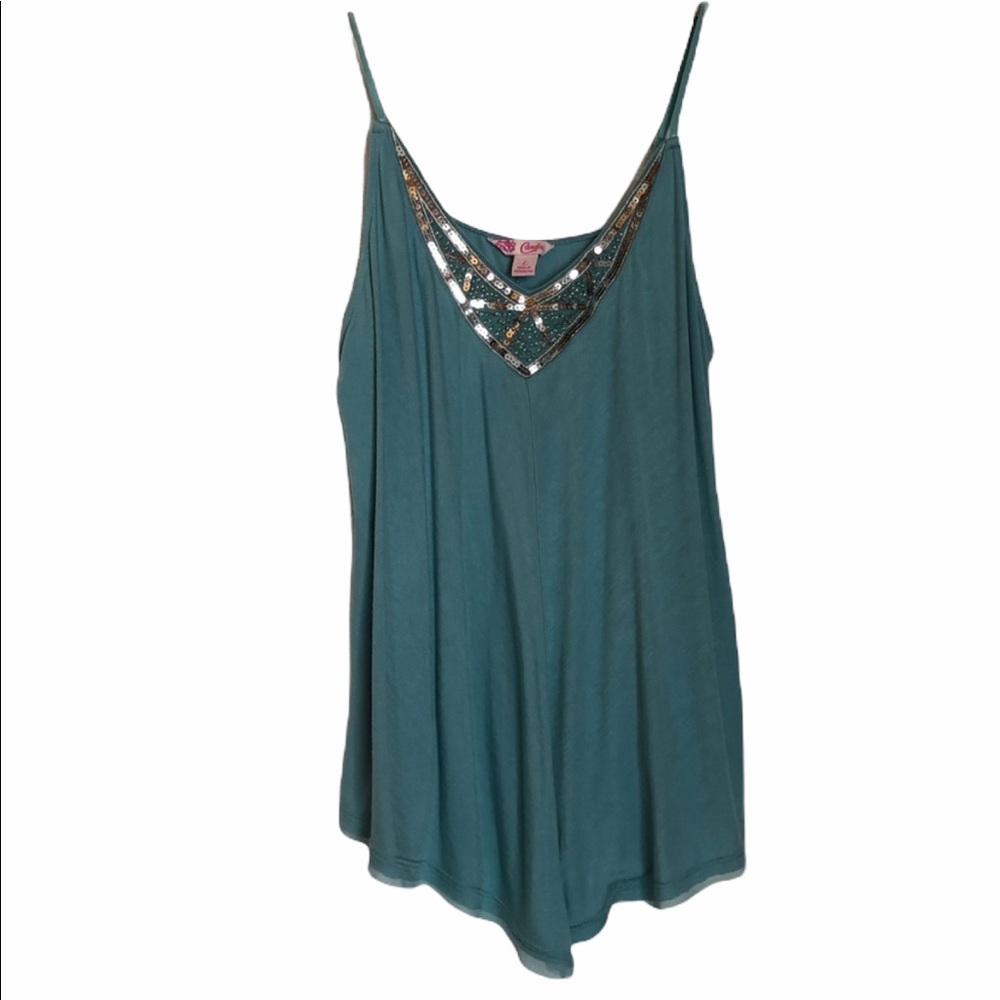Sparkly tank top